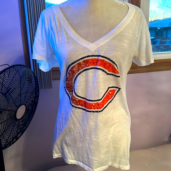 Chicago Bears bling tee shirt Large - Picture 1 of 7